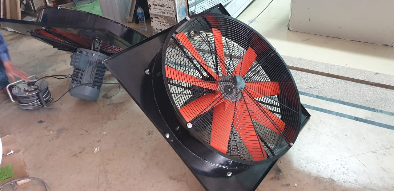 Axial wall fans